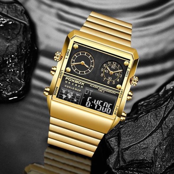 Relógio Magnata Golden™ - Adão Express