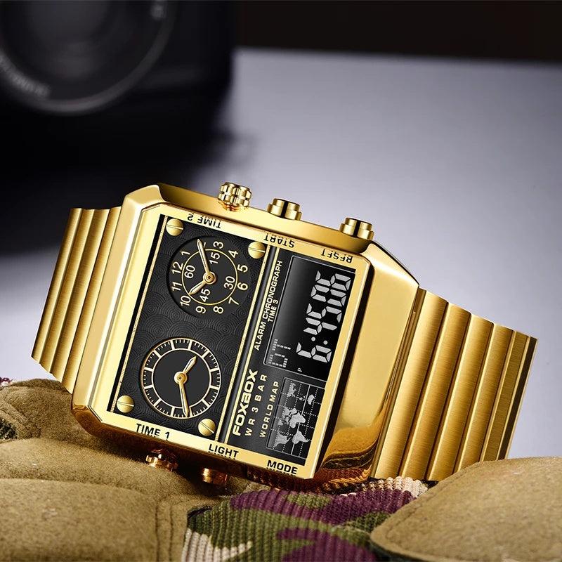 Relógio Magnata Golden™ - Adão Express