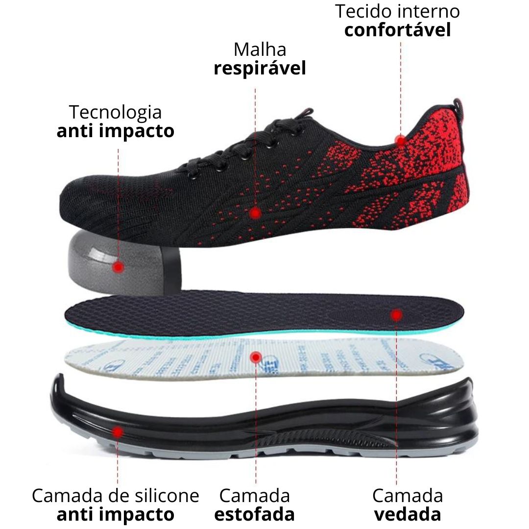 Tênis Tático Esportivo Red Ultra
