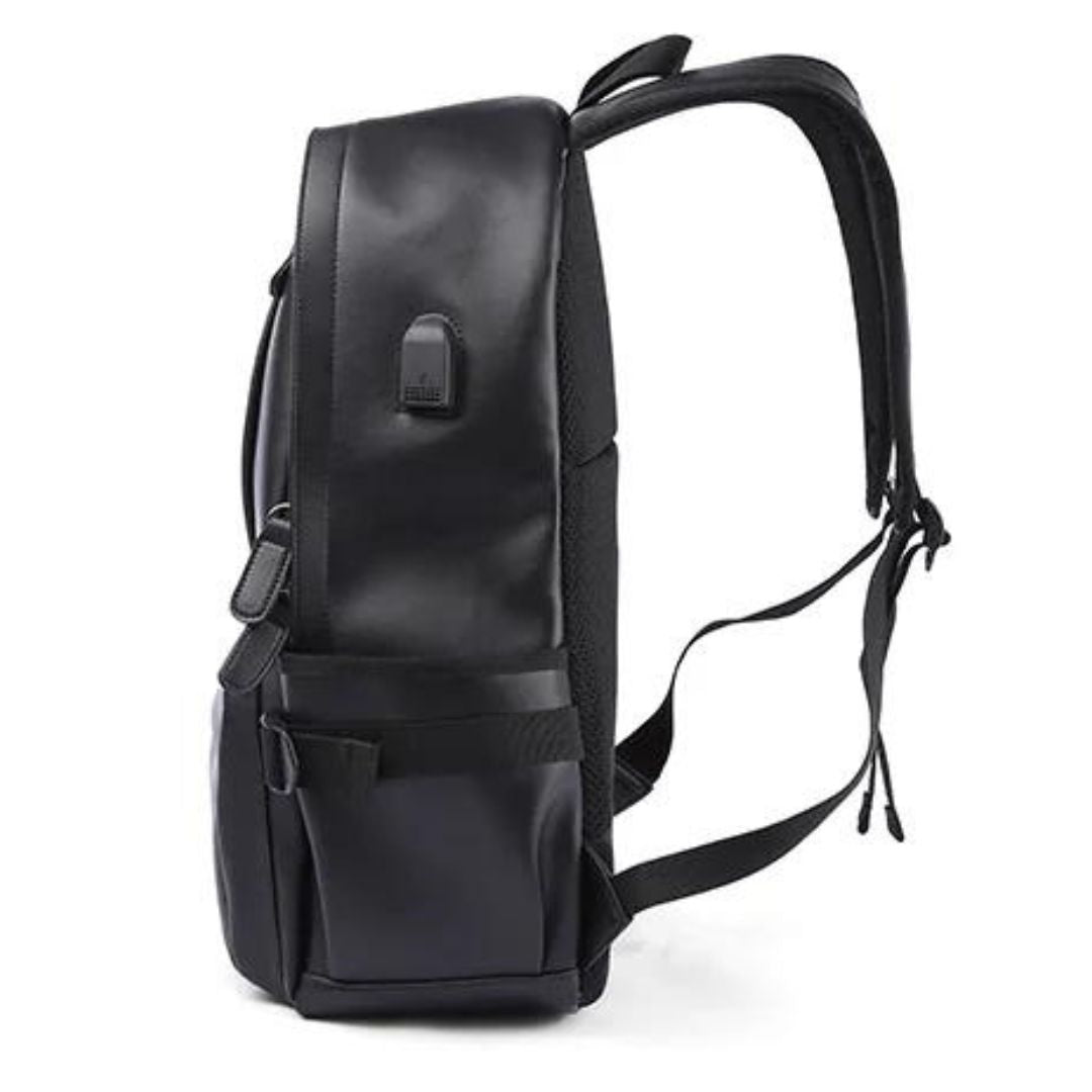 Mochila Inteligente de Couro Digital Tech™