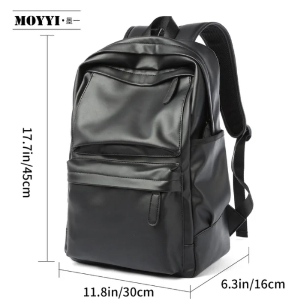 Mochila Inteligente de Couro Digital Tech™