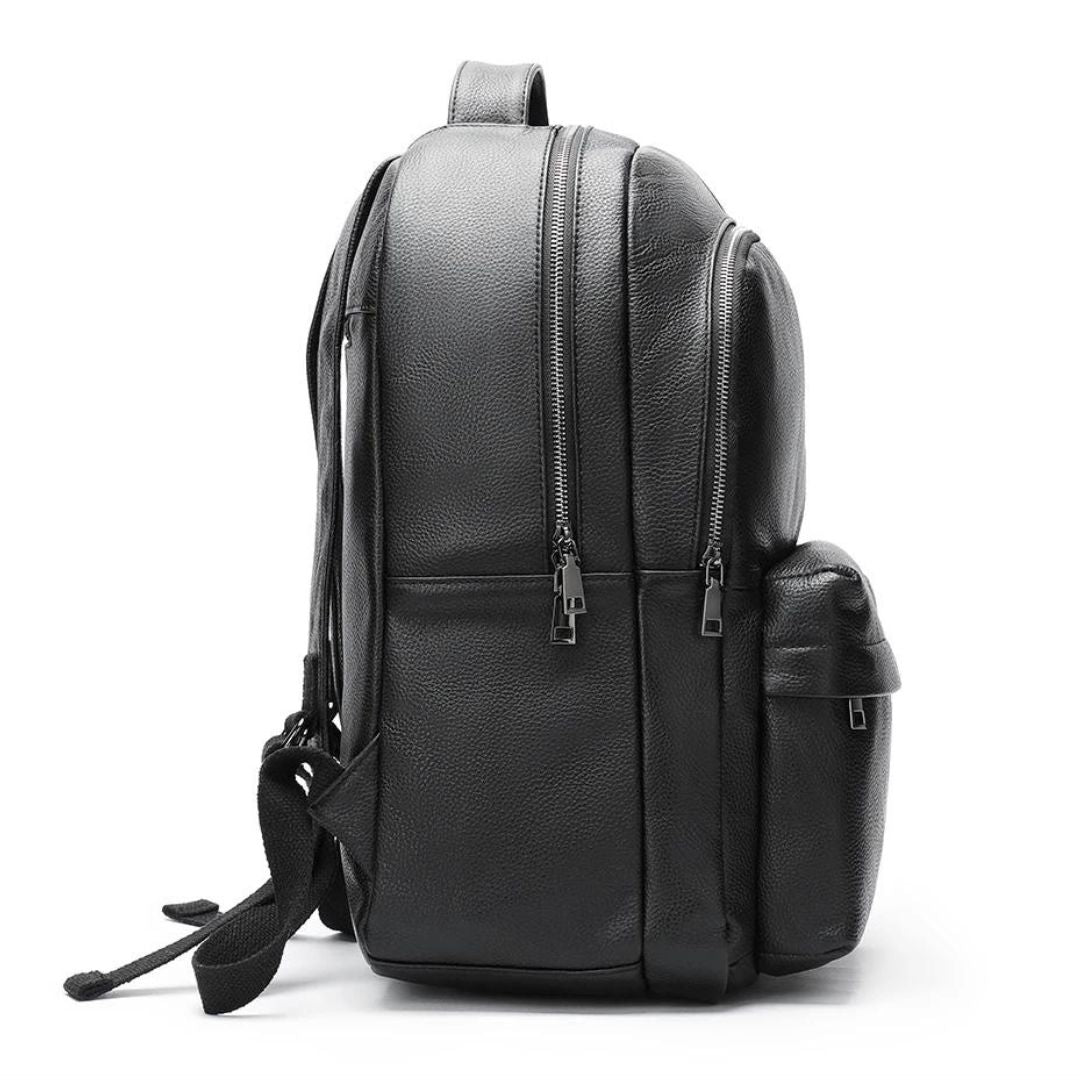 Mochila de Couro Casual Men Black™