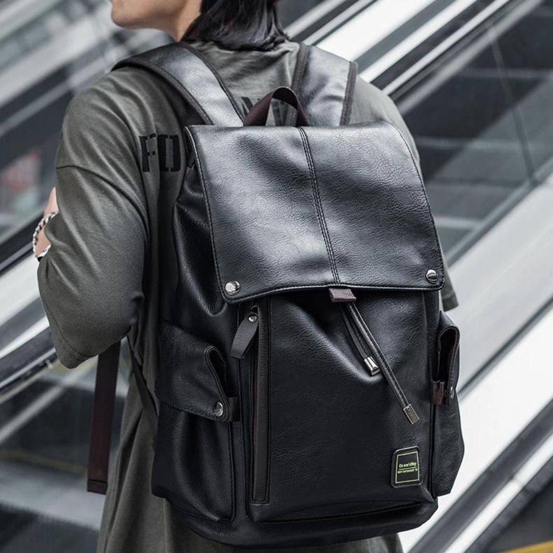 Mochila de Couro Old Men Max™