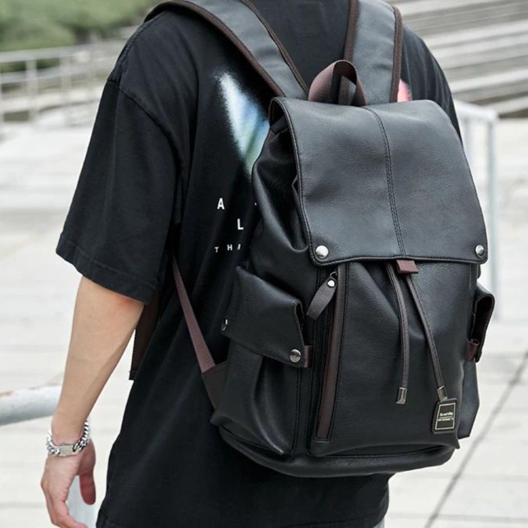 Mochila de Couro Old Men Max™