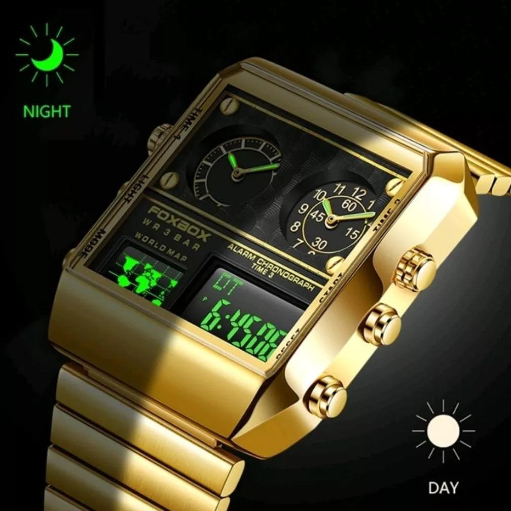 Relógio Magnata Golden™ - Adão Express