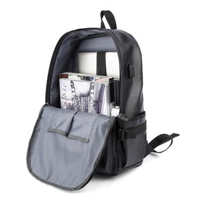 Mochila Inteligente de Couro Digital Tech™