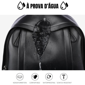 Mochila Inteligente de Couro Digital Tech™