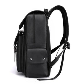 Mochila de Couro Casual Men Black™
