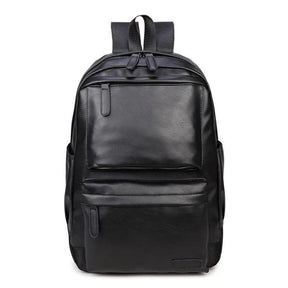 Mochila de Couro Casual Old Black™
