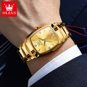 Relógio Cubano de Luxo King Golden