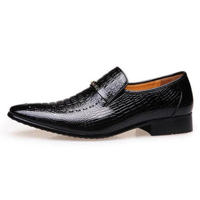 Sapato de Couro Crocodile Premium™