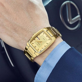 Relógio Cubano de Luxo Soft Golden