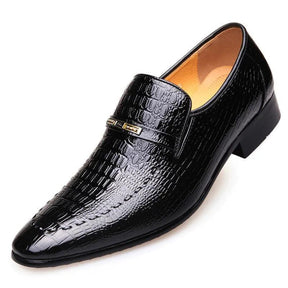 Sapato de Couro Crocodile Premium™