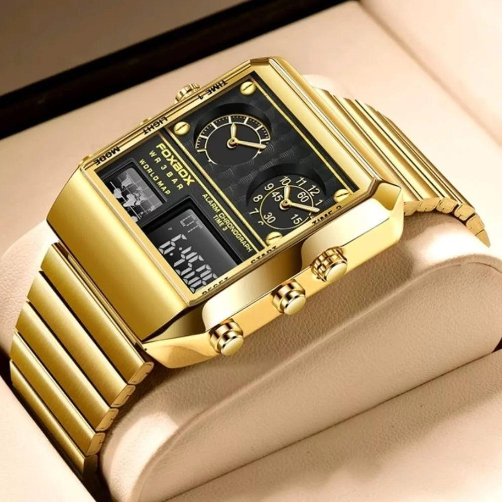 Relógio Magnata Golden™ - Adão Express