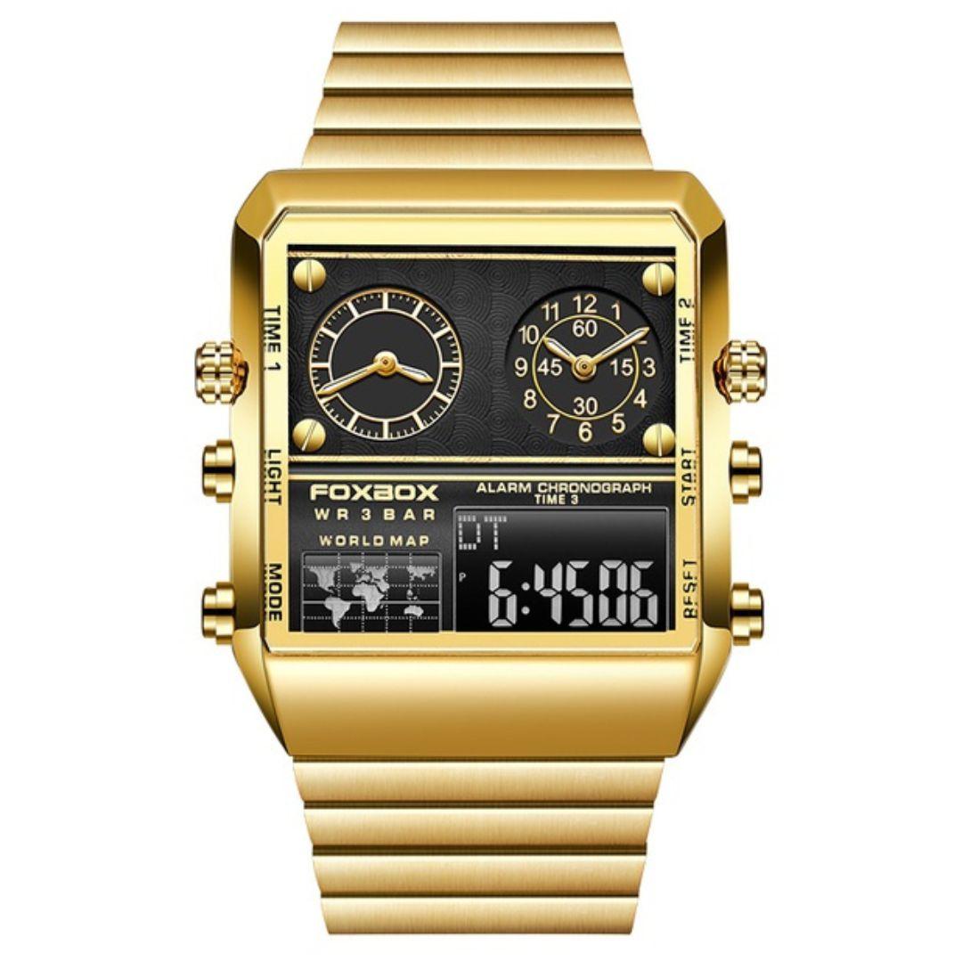 Relógio Magnata Golden™ - Adão Express